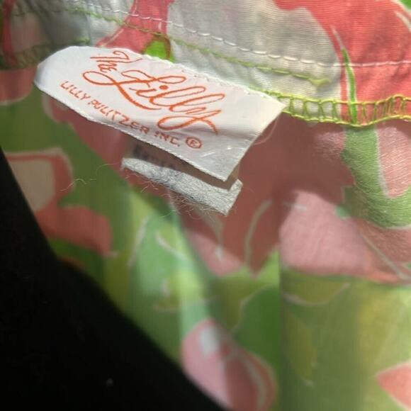 THE LILLY LILLY PULITZER ‎ FLORAL PINK & GREEN DRESS SIZE 12 - Picture 4 of 8